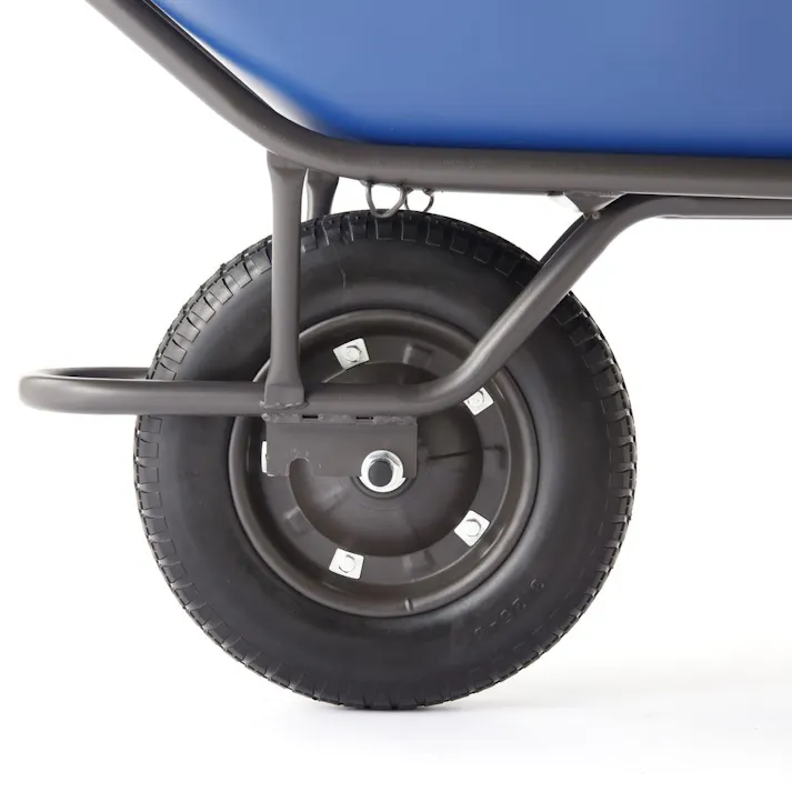 カインズ コンテナを載せやすい浅型一輪車 ノーパンク ブルー CKI-01【SU】