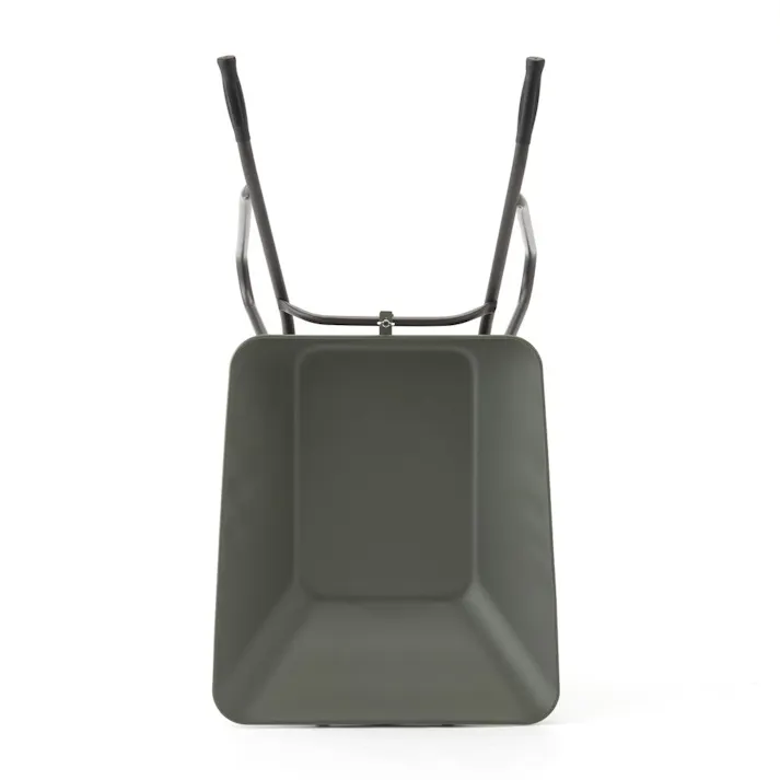 カインズ コンテナを載せやすい浅型一輪車 ノーパンク ダークグリーン CKI-01【SU】