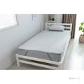もっとひんやり 消臭敷きパッド グレー シングル 100×200cm(販売終了)