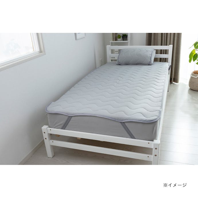 もっとひんやり 消臭敷きパッド グレー セミダブル 120×200cm(販売終了)