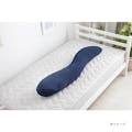 3種の素材をブレンドした もっとひんやりロング抱きまくら ネイビー 40×150cm(販売終了)