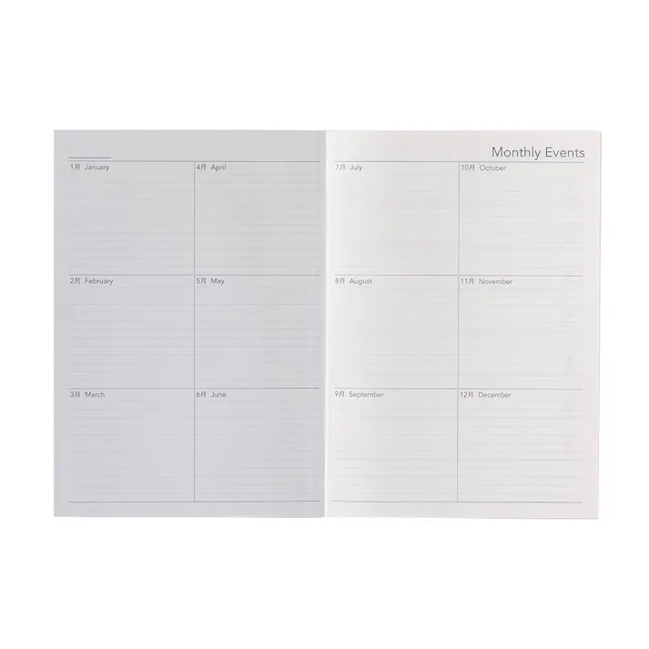 カインズ Salasse サラッセ フリーダイアリー B6 ウィークリー 32枚 ブラック