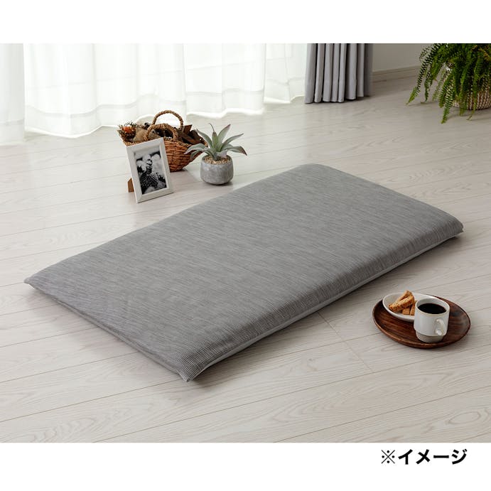 ひんやりロングフロアクッションカバー グレー 68×120cm(販売終了)