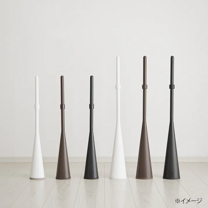 立つほうきロング ブラウン