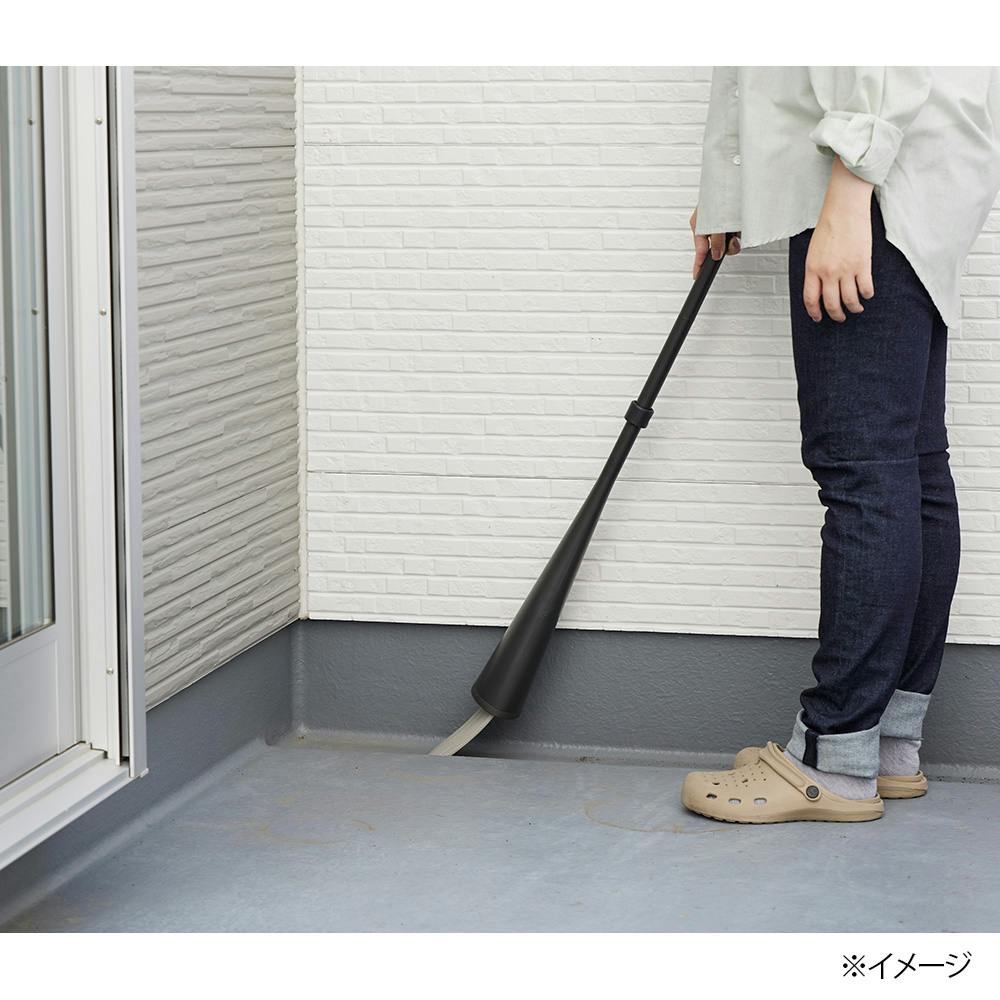 立つほうきロング ブラック | ほうき・ちりとり 通販