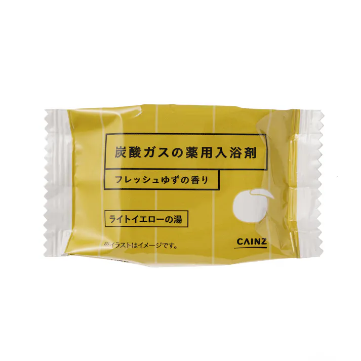 カインズ 炭酸ガスの薬用入浴剤 ゆずアソート 40g×60錠(6種類×各10錠)
