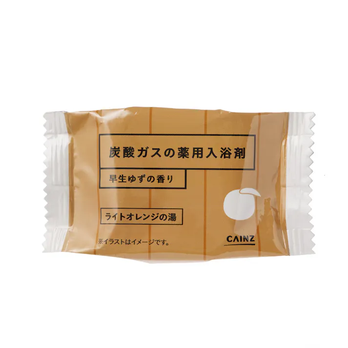 カインズ 炭酸ガスの薬用入浴剤 ゆずアソート 40g×60錠(6種類×各10錠)