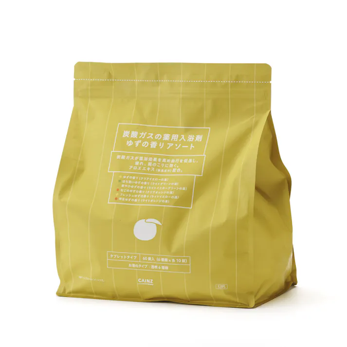カインズ 炭酸ガスの薬用入浴剤 ゆずアソート 40g×60錠(6種類×各10錠)