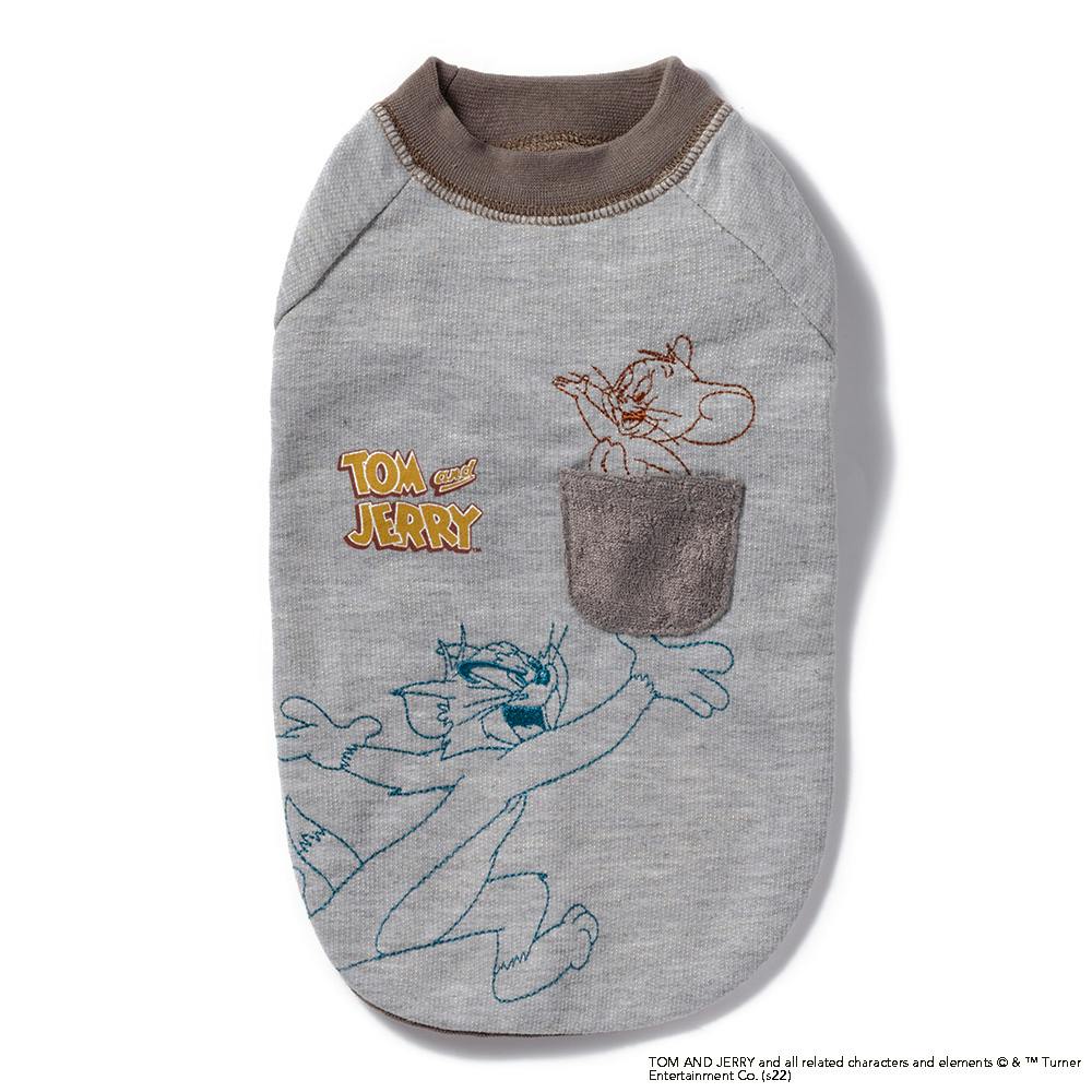 トムジェリ様　犬服ハンドメイド　オーダー品 Tom and Jerry トムとジェリー ペット犬服帽子付き犬服 秋冬着