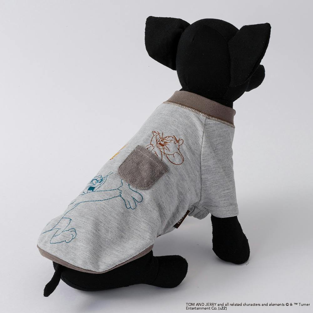 刺繍カットソー トムとジェリー SDサイズ ペット服(犬の服)(販売