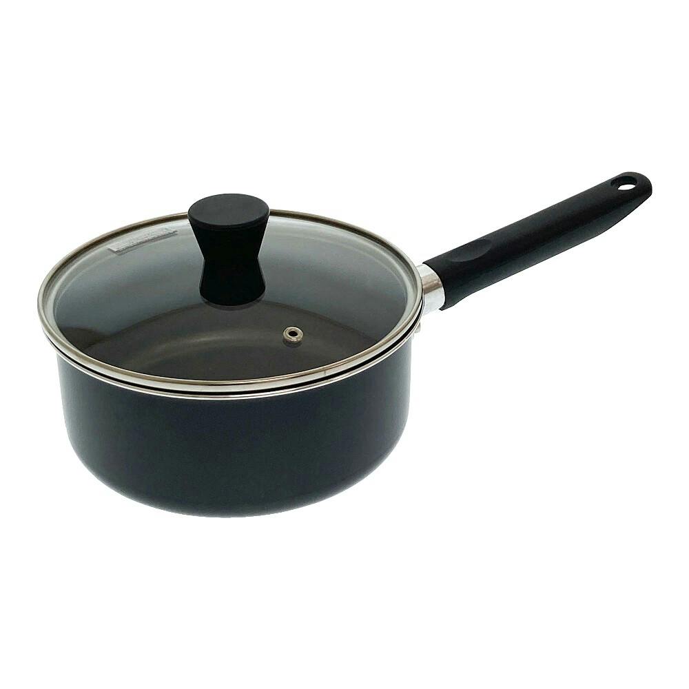 ガス火専用 ふっ素アルミ片手鍋 18cm | 鍋・やかん 通販