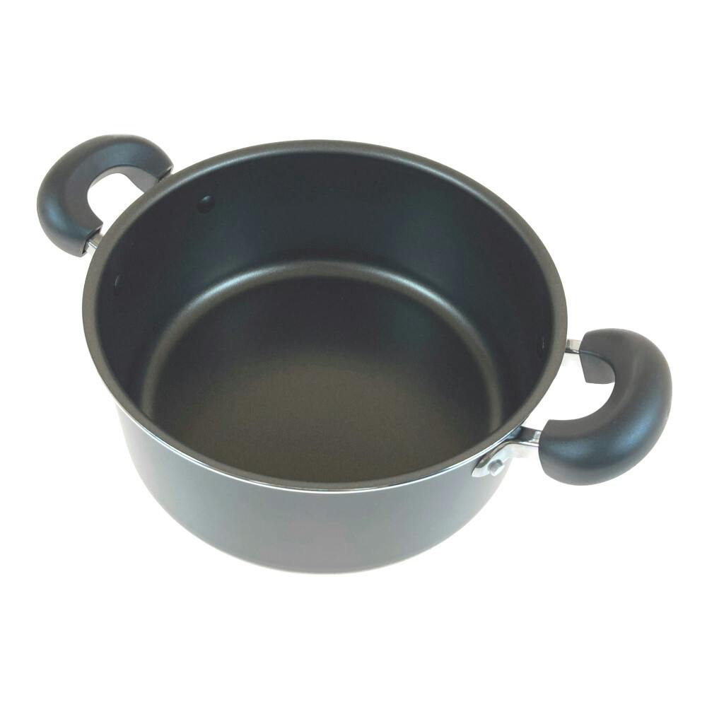 ガス火専用 ふっ素アルミ半寸胴鍋 22cm | 鍋・やかん 通販