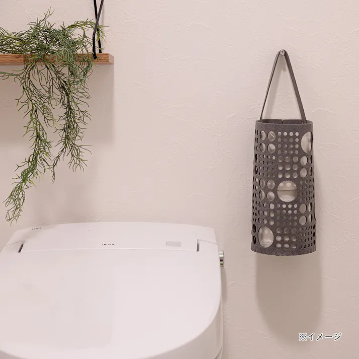 ポリ袋ストッカー グレー