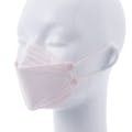 やわらかふわふわ素材の立体型不織布マスク 小さめ ピンク 30枚