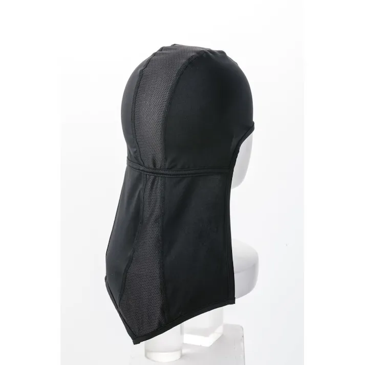 ドライストレッチインナーキャップ たれ付 ブラック