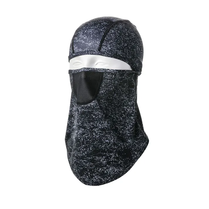 ドライストレッチメッシュフルフェイス カモフラブラック