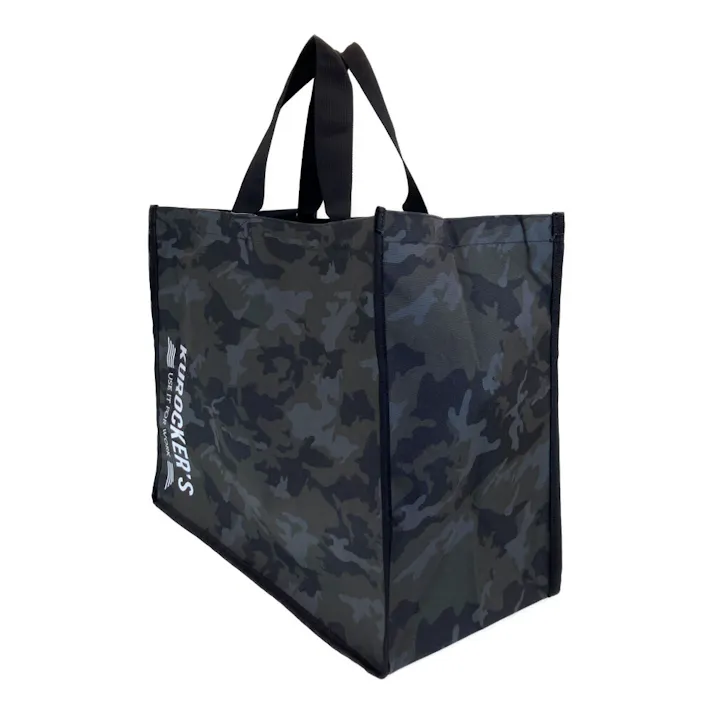 KUROCKER’S ショップバッグ カモフラージュ 幅45×奥行24×高さ39cm