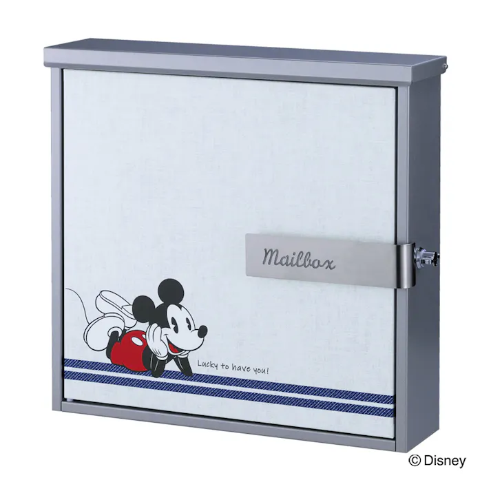 カインズ オリジナル ディズニーポスト ミッキーマウス DC-LPC-11 郵便ポスト 幅41.2cm 高さ40cm 奥行11.3cm【別送品】