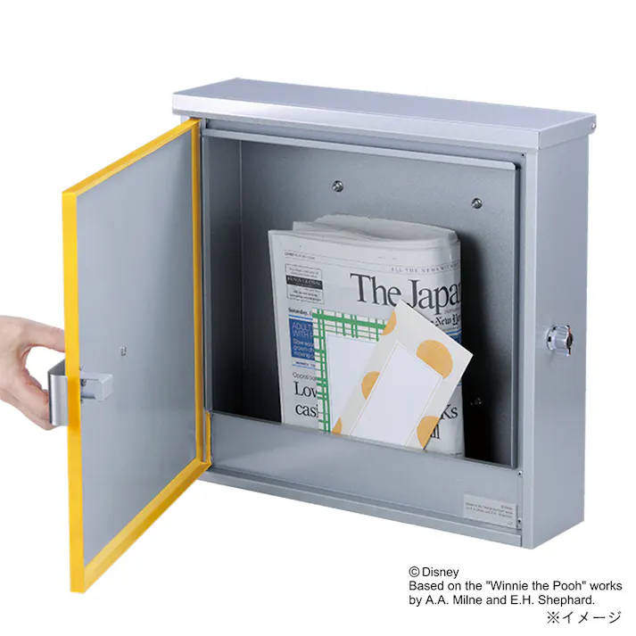 カインズ オリジナル ディズニーポスト くまのプーさん DC-LPC-31 郵便ポスト 幅41.2cm 高さ40cm 奥行11.3cm【別送品】