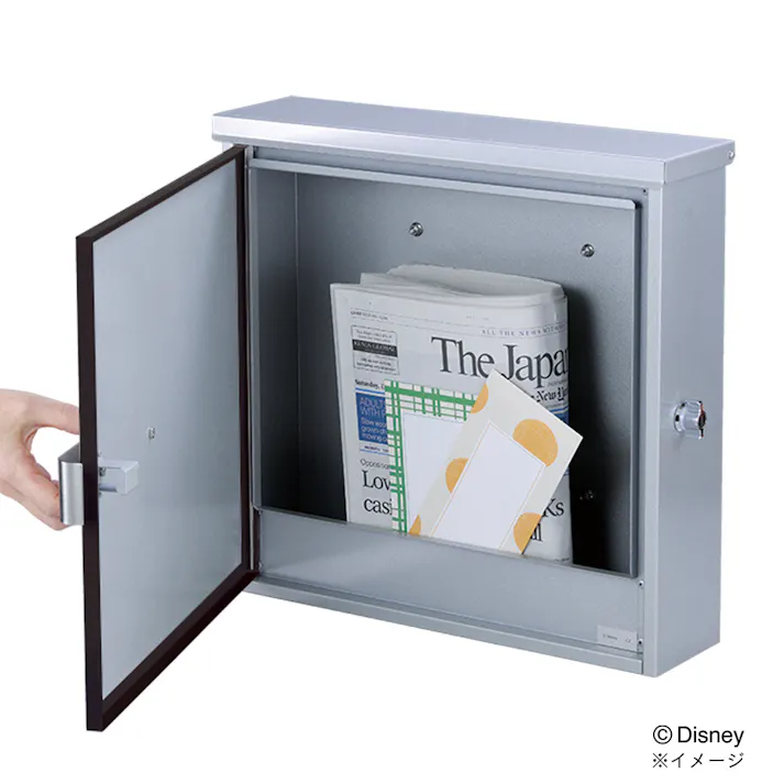カインズ オリジナル ディズニーポスト ミッキーマウス DC-LPE-12 郵便ポスト 幅41.2cm 高さ40cm 奥行11.3cm【別送品】