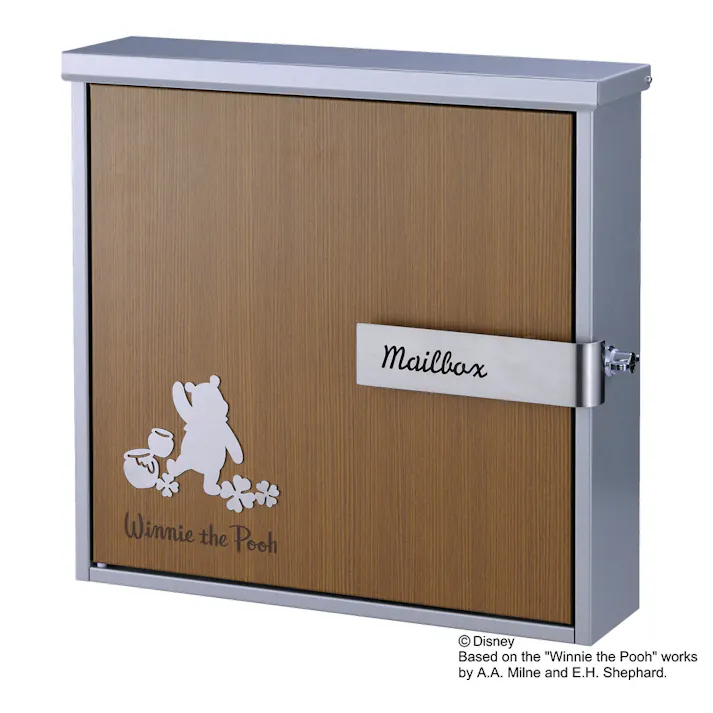 カインズ オリジナル ディズニーポスト くまのプーさん DC-LPE-32 郵便ポスト 幅41.2cm 高さ40cm 奥行11.3cm【別送品】