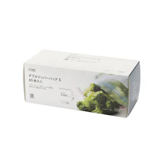 ダブルジッパーバッグ S 65枚入