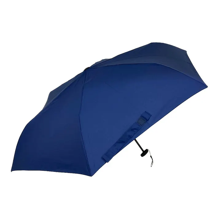 折りたたみ傘フラット 55cm ネイビー NV-6