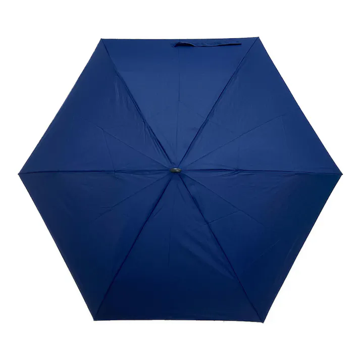 折りたたみ傘フラット 55cm ネイビー NV-6