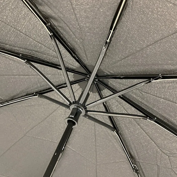 折りたたみ傘 65cm ブラック BK-6