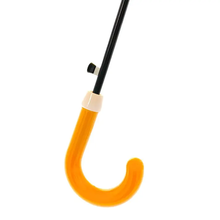 透明窓付き学童ジャンプ傘 55cm イエロー YE-6