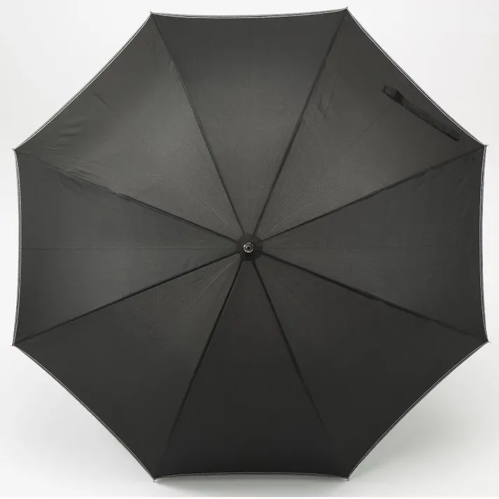 折れにくいジャンプ傘 65cm ブラック BK-6