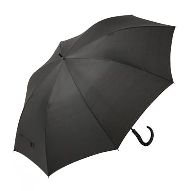 風に強いジャンプ傘 70cm ブラック BK-6