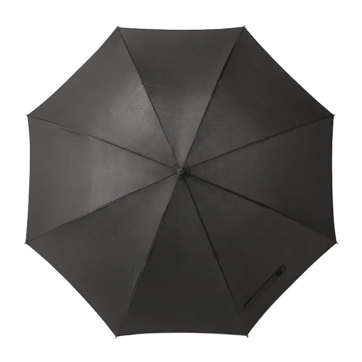 風に強いジャンプ傘 70cm ブラック BK-6