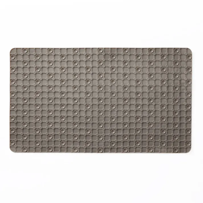 すべりにくいシャワーマット ワームグレー
