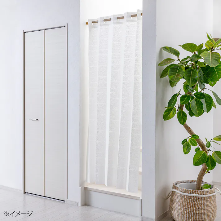 インテリア突っ張りポール 小 木目