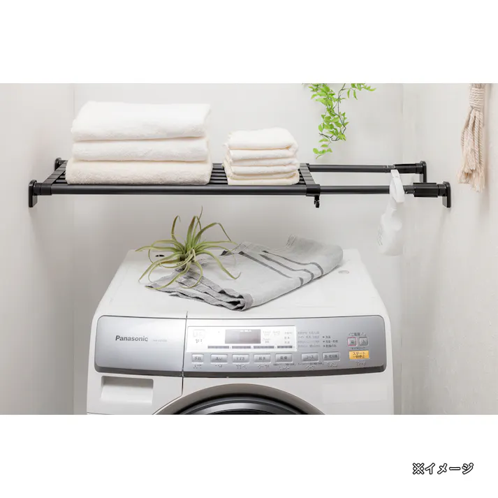 強力突っ張り棚 マットブラック CHTAI-1B