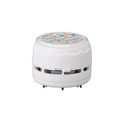 電池式卓上クリーナー 筒型 ホワイト