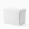 ダンボールボックス ホワイト 42×25×33cm(販売終了)