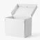 ダンボールボックス ホワイト 42×25×33cm(販売終了)