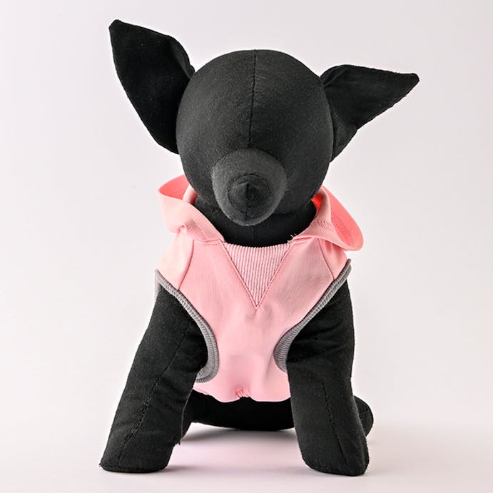 シェブロンパーカー ピンク SSサイズ ペット服(犬の服)(販売終了)