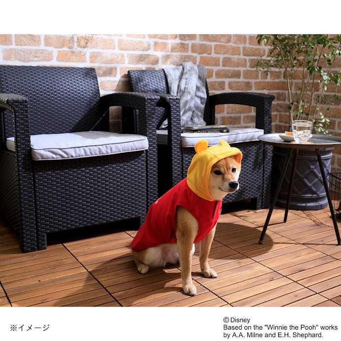 22春夏 パーカーくまのプーさん Sサイズ ペット服 犬の服 ホームセンター通販 カインズ