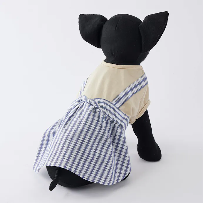 22春夏 マリンストライプワンピース Mdサイズ ペット服 犬の服 ホームセンター通販 カインズ
