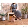 フラワープリントワンピース SDサイズ ペット服(犬の服)(販売終了)