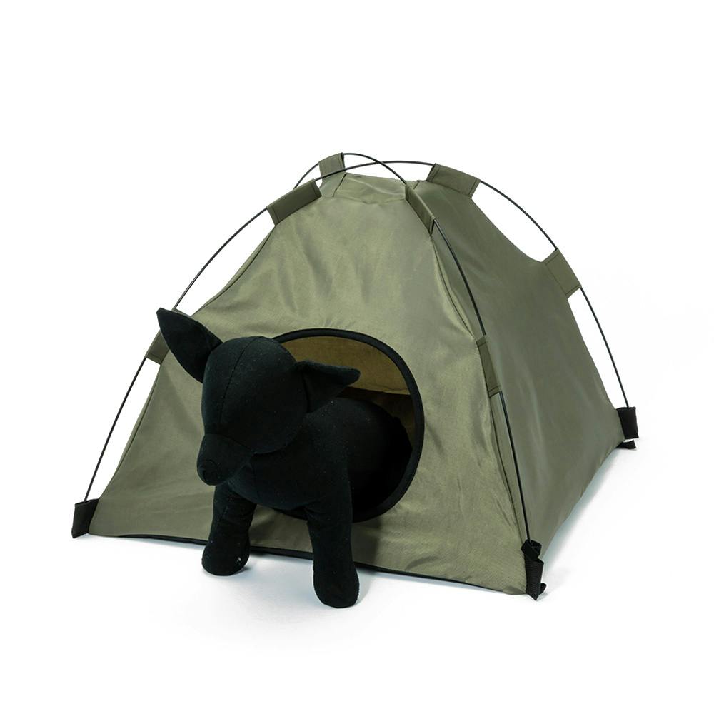 ポータブルペット用ベッド（S）　マイクロファイバー犬用キャンプベッド