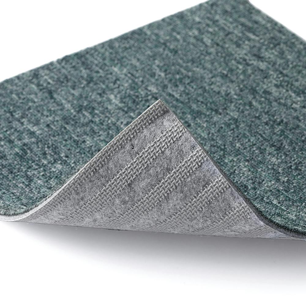 ＆Pet 洗える吸着タイルカーペット エメラルドグリーン 40×40cm | ラグ