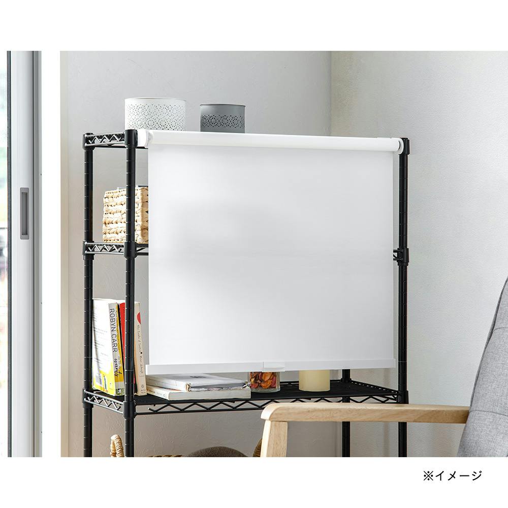 スリムロールカーテン スリムロールスクリーン ホワイト 60×220cm | カーテン