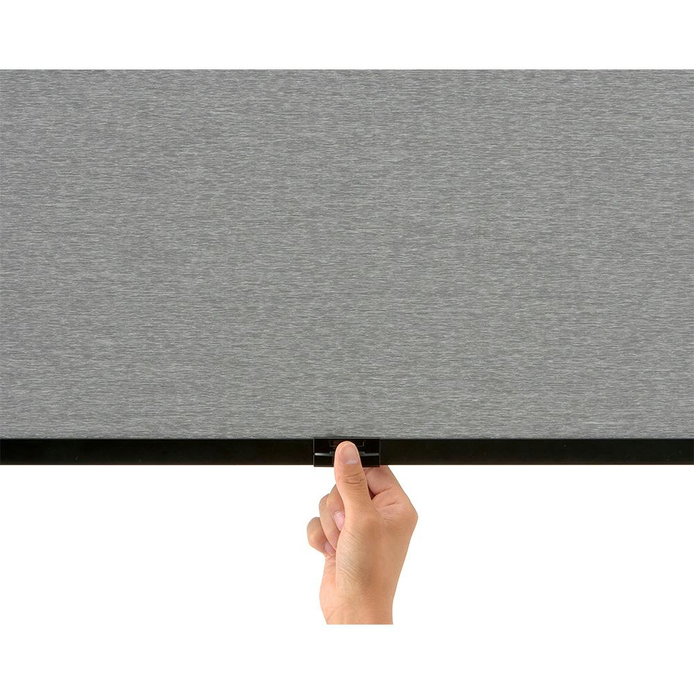 スリムロールスクリーン ブラック 60×220cm | カーテン