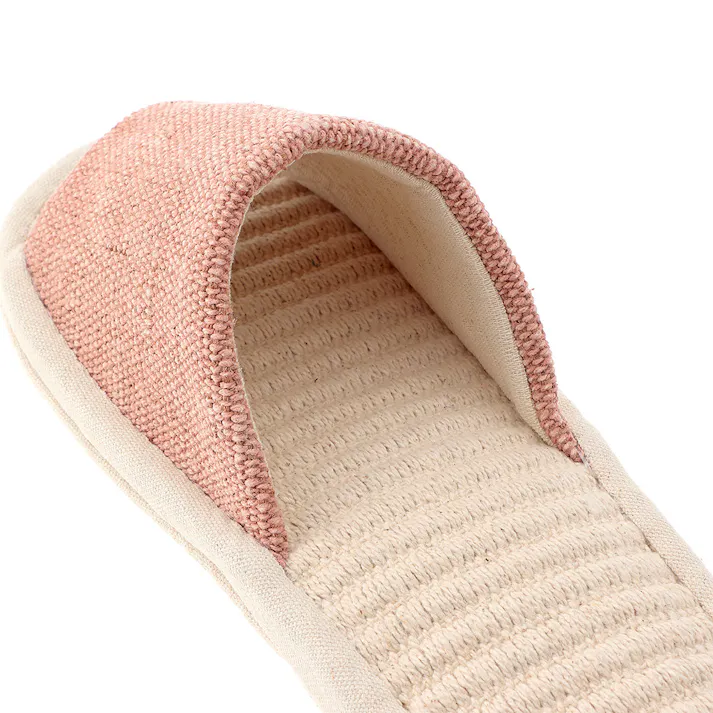 ふんわりコットンスリッパ ピンク 24~26cm