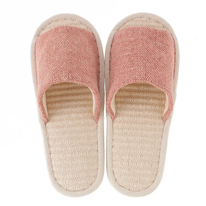 ふんわりコットンスリッパ ピンク 24~26cm