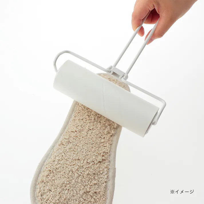 ふんわりコットン鼻緒スリッパ グレー 26~28cm